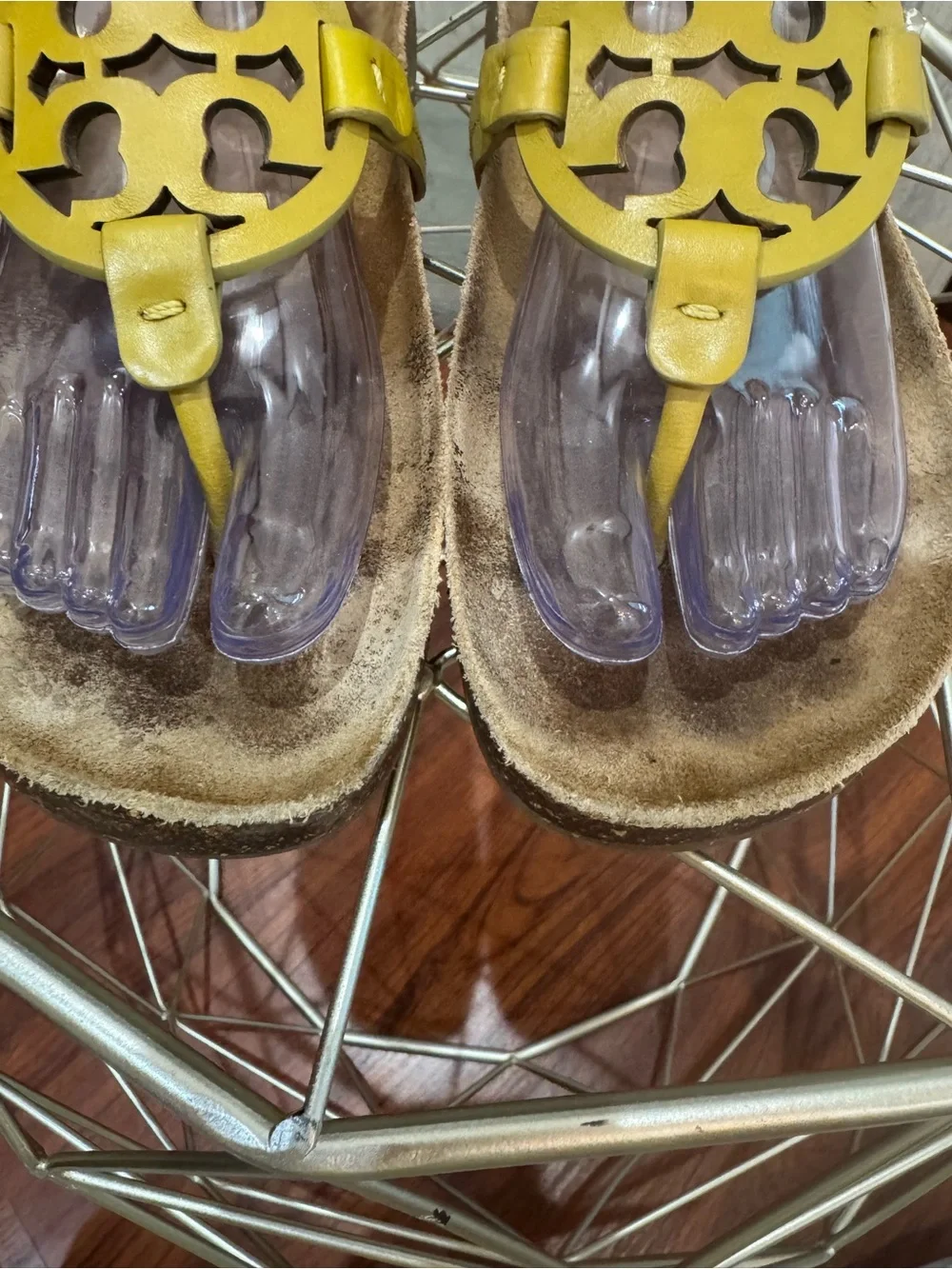 Tory Burch Miller Sandals Yellow Green Lime 9.5